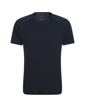 Men's Active T-Shirt Quick Dry Breathable Comfy Sports Tee Navy