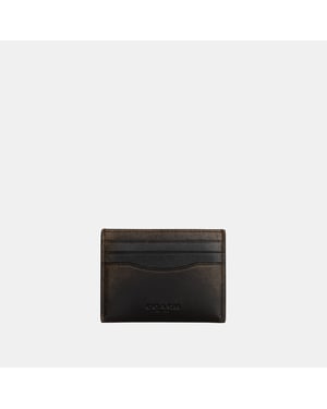 Slim Id Card Case In Loved Leather