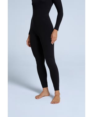 'Blaze' Women's Thermal Leggings Warm Cosy Base Layer Bottoms Black