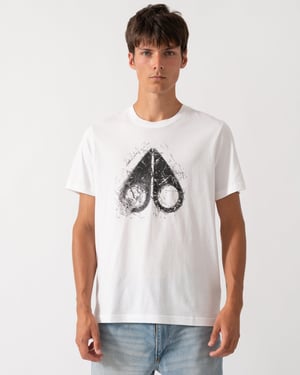 Slim Fit Short Sleeve Logo Detail T-Shirt in White
