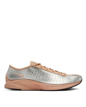 Women's Nike Air Superfly Metallic Low Top Sneakers in Elm/Mtlc Silv