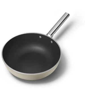 Smeg Wokpan keramische coating creme 30cm