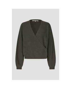 Second Female 60542 gaby wrap knit 8004 black olive