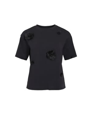 Vila Vivarzima flower o-neck s/s t-shirt