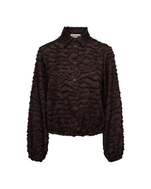 &Co Woman &co women blouse wendelien chocolate