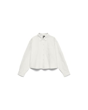 Vero Moda Vmaria ls short boxy shirt wvn noos