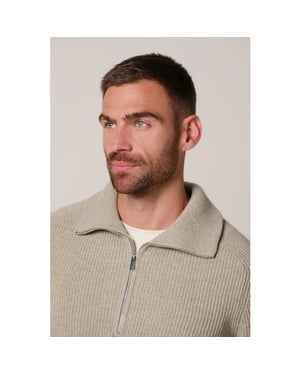 Profuomo Ppxj30058g pullover half zip beige