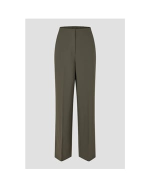 Second Female 58928 fique classic trousers 8004 black olive