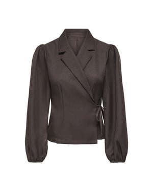 Jacqueline de Yong Jdyjamie l/s tie top wvn exp