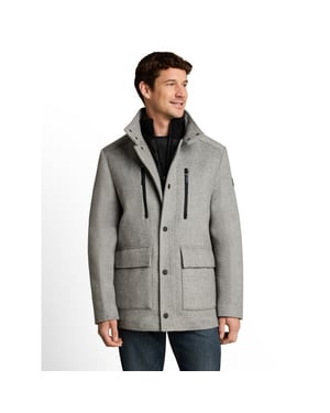 Tom Tailor Wool jacket with stand-up