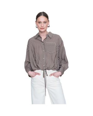 Geisha Blouse brown