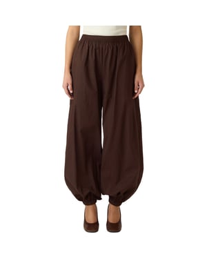 YAS Melvo hw balloon pant s. coffee bean