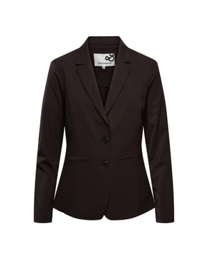 &Co Woman Phileine blazer- dark choco