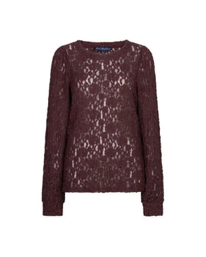 Red Button Rb top lace burgundy