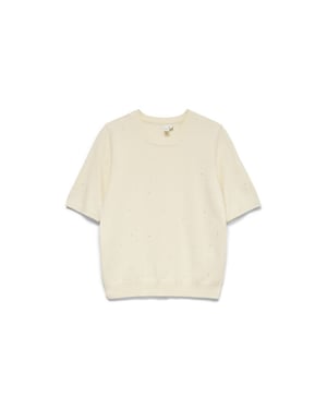 Vero Moda Vmambre gebreide trui met strass-steentjes