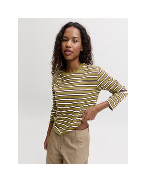 Jack & Jones Sophia boxy gestreepte long sleeve tee