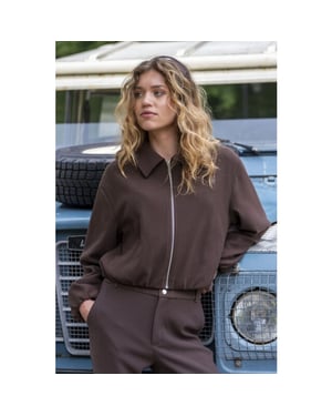 Geisha 65556-21 775 bomber comfy collar brown