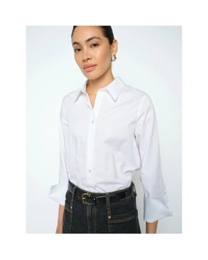 Mos Mosh 182350 101 mosmosh mmwinola cotton twil shirt white