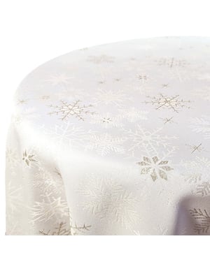 Unique Living tafelkleed crystal 160x160cm -