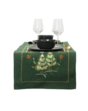 Unique Living embroiderie serena 40x110cm -