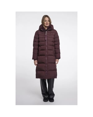 Rino & Pelle Hudson.7002612 rino en pelle padded coat with detachable collar fudge cloak