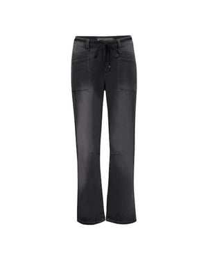 Geisha 61545-10 805 jeans baggy big pockets grey denim