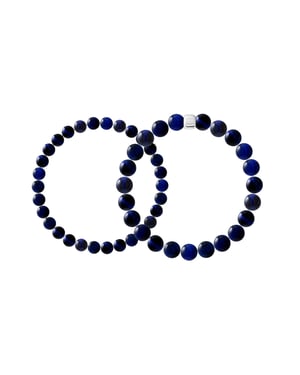 Set of 2 PROTECTION Bracelets (to be worn together or separately) PROTECTION - Hawk Eye (Blue