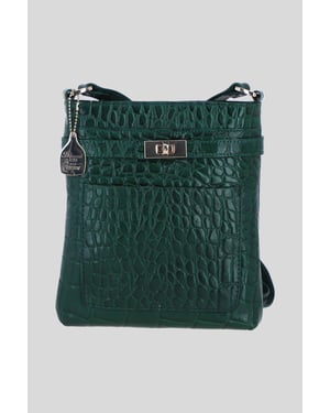 Real Leather Crossbody Bag with Adjustable Strap