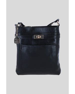 Real Leather Crossbody Bag with Adjustable Strap