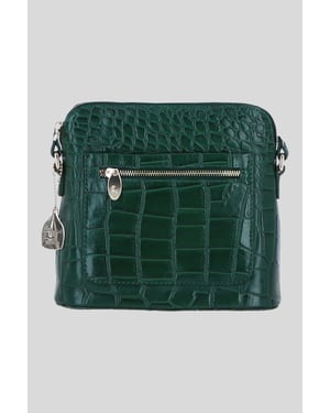 Genuine Leather Crossbody Bag with Adjustable Strap