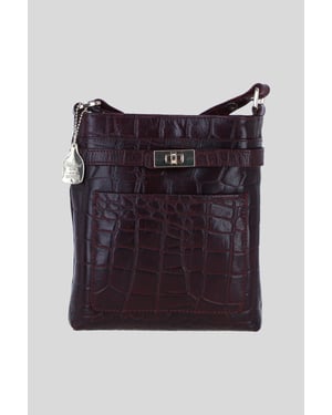 Real Leather Crossbody Bag with Adjustable Strap