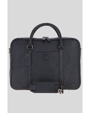 'Joe' Real Leather Laptop Messenger Bag