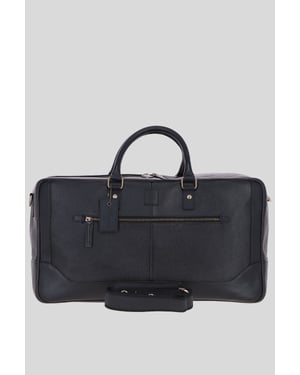 'Calvin' Real Leather Holdall Weekend Bag