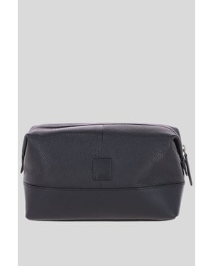 'Milo' Real Leather Washbag