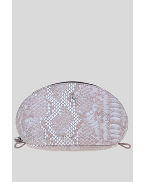 'Philippa' Real Leather Makeup Bag