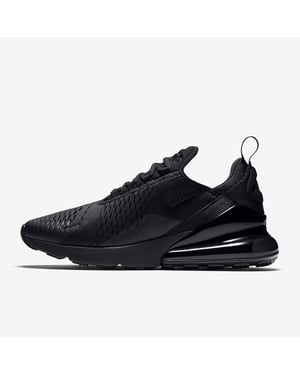 Nike Air Max 270 Trainers, Black/Black/Black