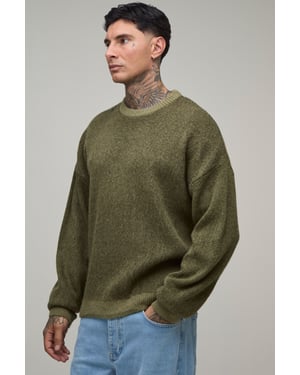 Tall Relaxed Brushed Knitted Jumper