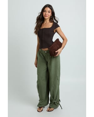 Premium Stretch Contour Hook & Eye Corset Top