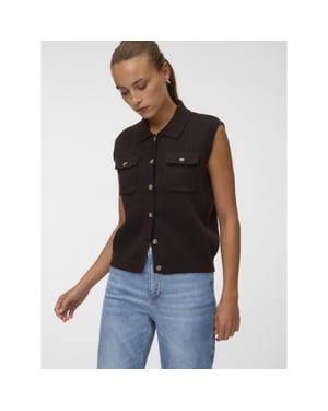Vero Moda Brisa mouwloos polo vest