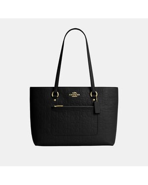 Station Tote Bag In Signature Leather