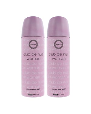 Armaf Club De Nuit Women Body Spray 200ml x 2