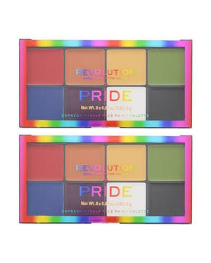 Revolution Pride Express Myself Face Paint Palette 8 x 2g x 2
