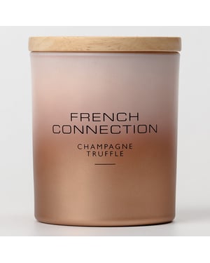 French Connection Metallic Collection Champagne Truffle Candle 206g