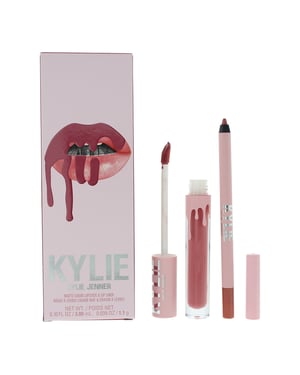 Kylie By Kylie Jenner Matte Lipstick 3ml + Lip Liner 1.1g - 302 Snow Way Bae