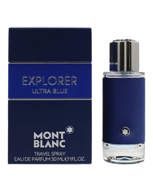 Montblanc Explorer Ultra Blue Eau De Parfum 30ml Travel Spray