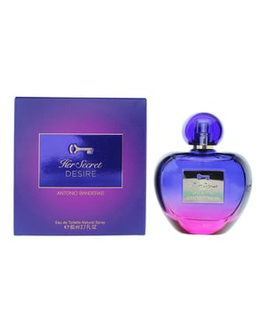 Antonio Banderas Her Secret Desire Eau De Toilette 80ml