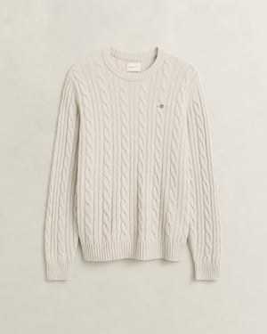 Regular Fit Long Sleeve Logo Detail Jumper