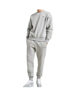 Nike Mens Tracksuit Sportswear Pullover Sweatshirt Fleece Joggers Black Set