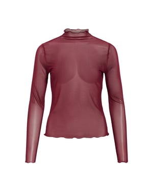 Object objnela sli l/s mesh top e rep 23046001 windsor wine
