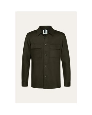 Profuomo knitted overshirt ppxf30001c z3 dark green